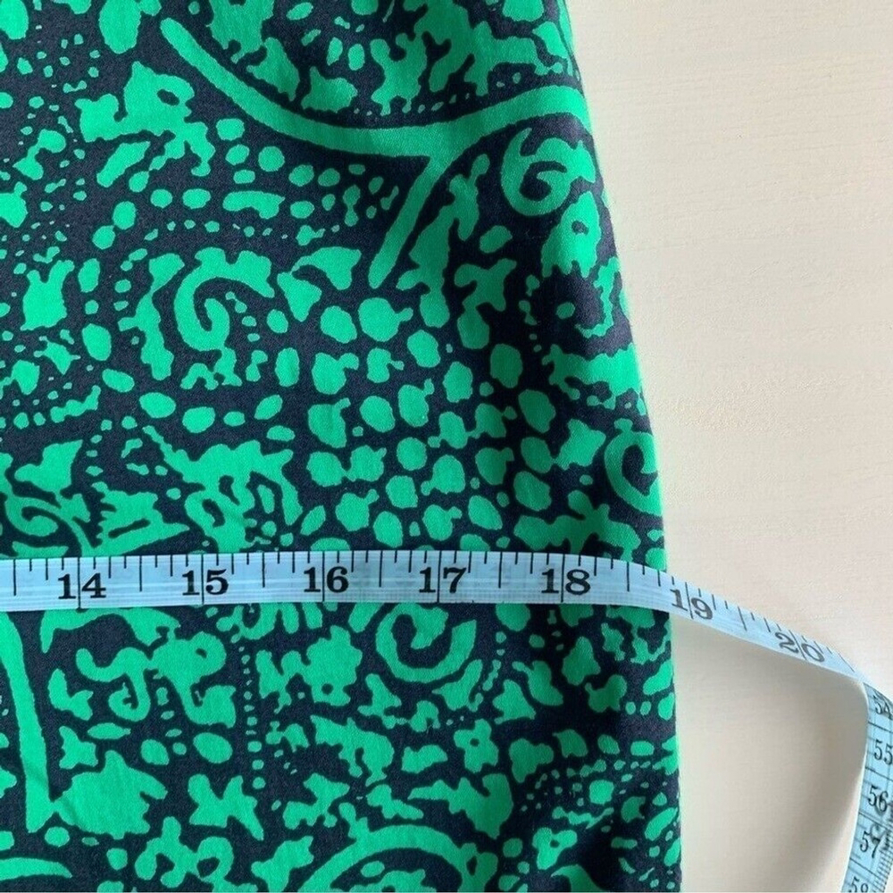 Ann Taylor Factory Green Patterned Mini Pencil Skirt Size 4 - Picture 10 of 11